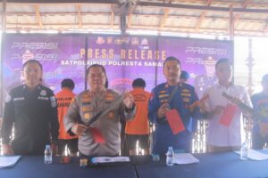 Para pelaku dan barang bukti yang diamankan / Polda Kaltim