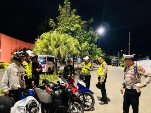 Razia gabungan Unit Kecil Lengkap (UKL) di Jalan MT Haryono, Minggu 9 Juni 2025 dini hari / Polda Kaltim