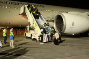 Kloter 1 Jemaah Haji Balikpapan tiba di tanah air. (Foto:Samsul/Inibalikpapan.com)