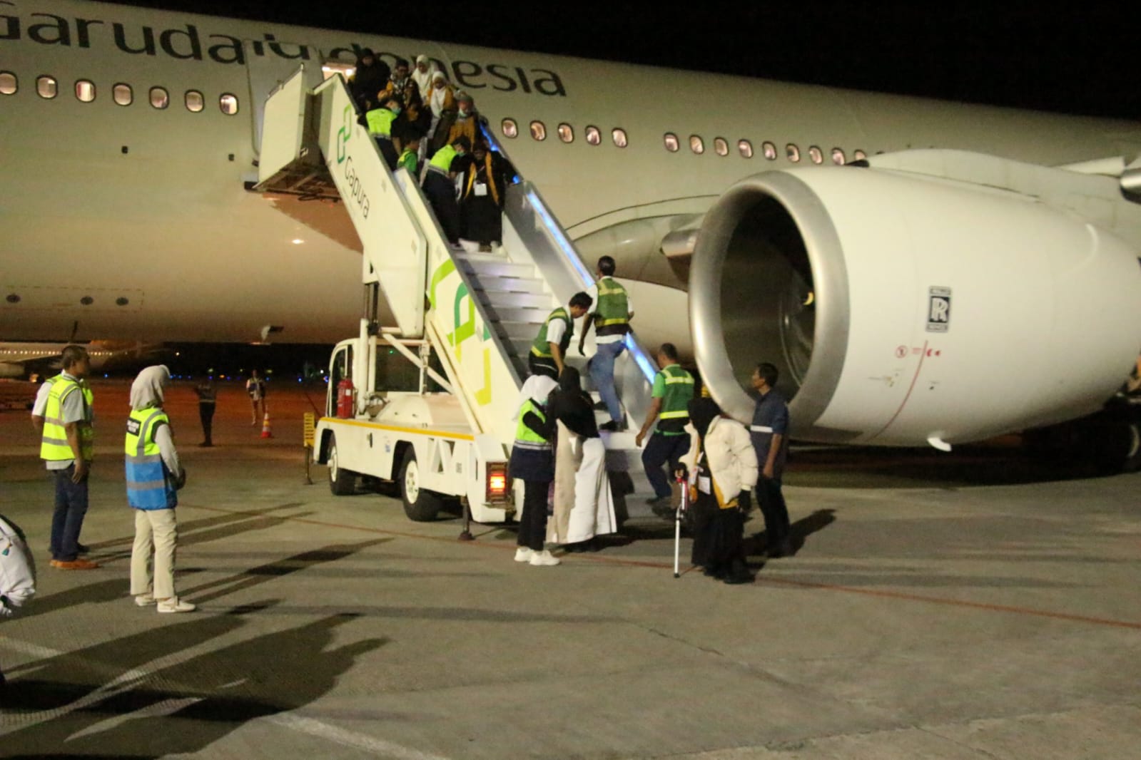 Kloter 1 Jemaah Haji Balikpapan tiba di tanah air. (Foto:Samsul/Inibalikpapan.com)