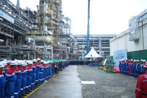 PT Kilang Pertamina Internasional (KPI) Unit Balikpapan resmi memulai pemeliharaan rutin di Kilang Balikpapan I lewat acara Grand Safety Talk, Rabu (18/6/2025).