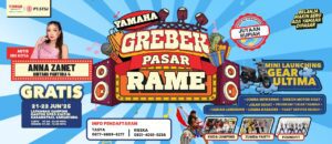 Yamaha kembali manjakan pelanggan setianya di Samarinda lewat event seru “Yamaha Grebek Pasar Rame”.