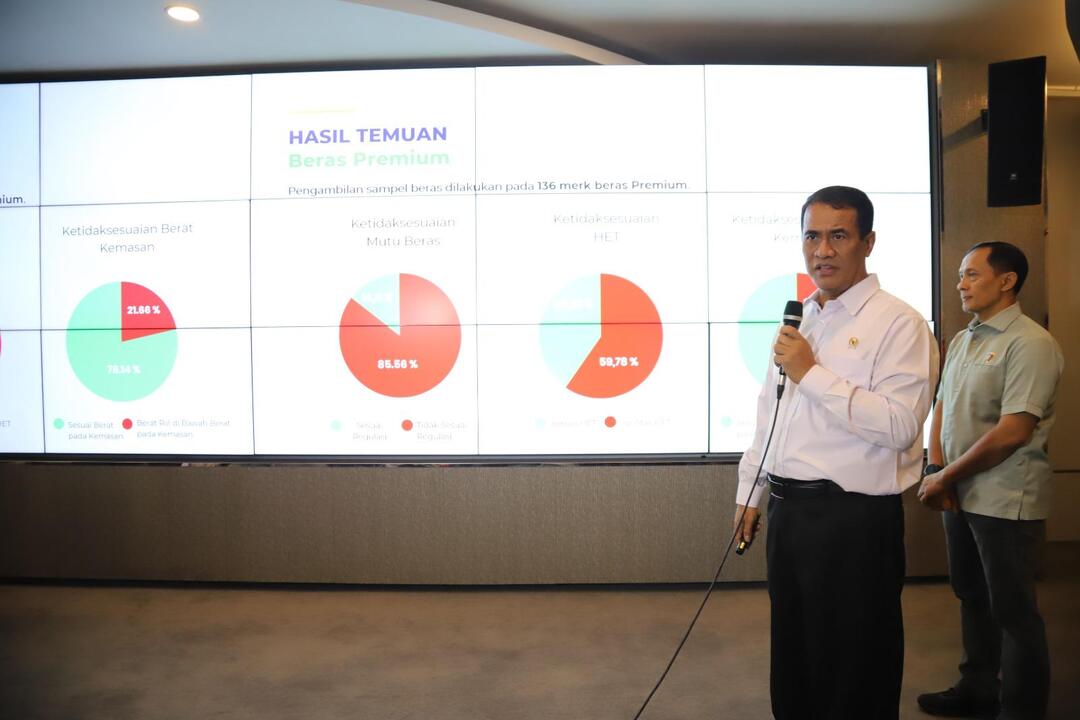 Menteri Pertanian Andi Amran Sulaiman membeberkan hasil investigasi / Info Publik