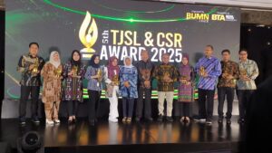 PT Kilang Pertamina Internasional (KPI) Unit Balikpapan mrnerima penghargaan di ajang 5th TJSL & CSR Awards 2025.