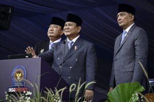 Presiden Prabowo Subianto secara resmi membuka pameran pertahanan Indo Defence 2025 Expo & Forum, yang digelar di JIEXPO Kemayoran, Jakarta, pada Rabu, 11 Juni 2025. (Foto: BPMI Setpres)