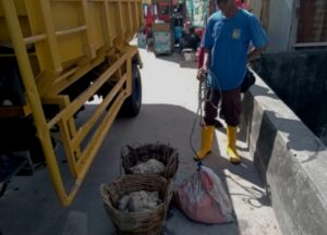 Limbah jeroan sapi yang dibuang sembarangan / Dinas Pekerjaan Umum Balikpapan