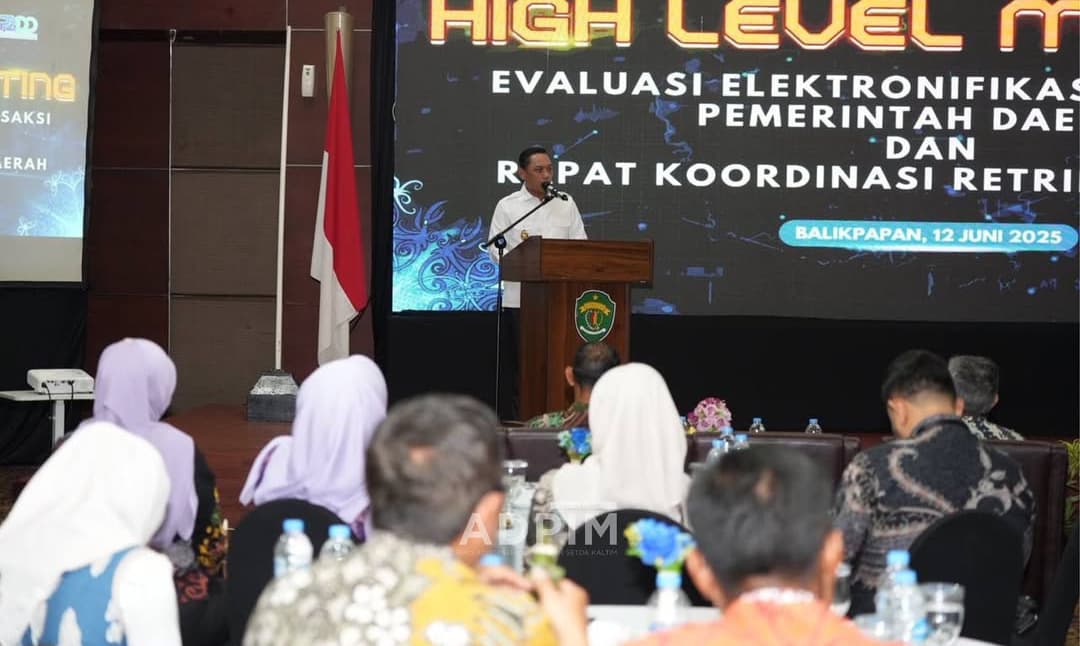 Rapat Koordinasi Retribusi Daerah Tahun 2025, Kamis (12/6/2025), di Hotel Blue Sky Balikpapan