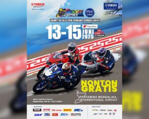 BLU CRU Yamaha Sunday Race siap kembali mengguncang Sirkuit Internasional Mandalika, Lombok, NTB pada akhir pekan ini, 13-15 Juni 2025.