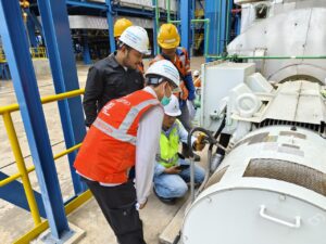 PLN bersama mitra EPC Hyundai Engineering Co. mulai melakukan pemeriksaan tahun pertama alias First Year Inspection (FYI) untuk PLTU Kalselteng 2 Unit 1