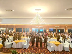 Sosialisasi Peningkatan Penggunaan Produk Dalam Negeri (P3DN) serta Business Matching antara Organisasi Perangkat Daerah (OPD) dengan UKM/pelaku usaha penyedia barang dan jasa, Selasa (29/7/2025). / Pemprov Kaltim