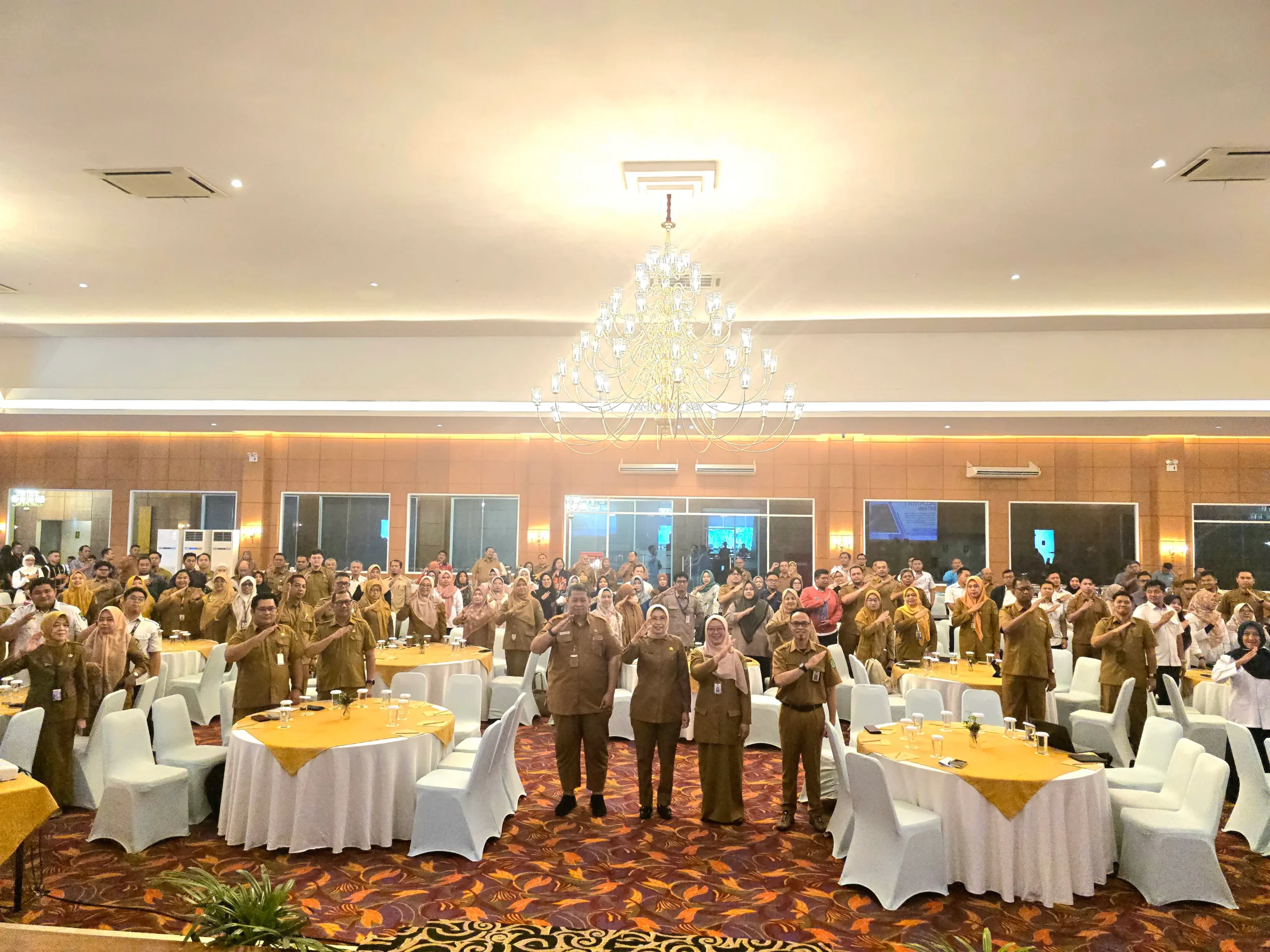 Sosialisasi Peningkatan Penggunaan Produk Dalam Negeri (P3DN) serta Business Matching antara Organisasi Perangkat Daerah (OPD) dengan UKM/pelaku usaha penyedia barang dan jasa, Selasa (29/7/2025). / Pemprov Kaltim