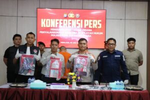 Konfrensi pers Polres PPU /Polda Kaltim
