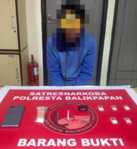 Pelaku yang diamankan Polresta Balikpapan / Polda Kaltim