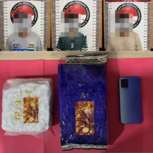Pelaku dan barang bukti yang diamankan / Polda Kaltim