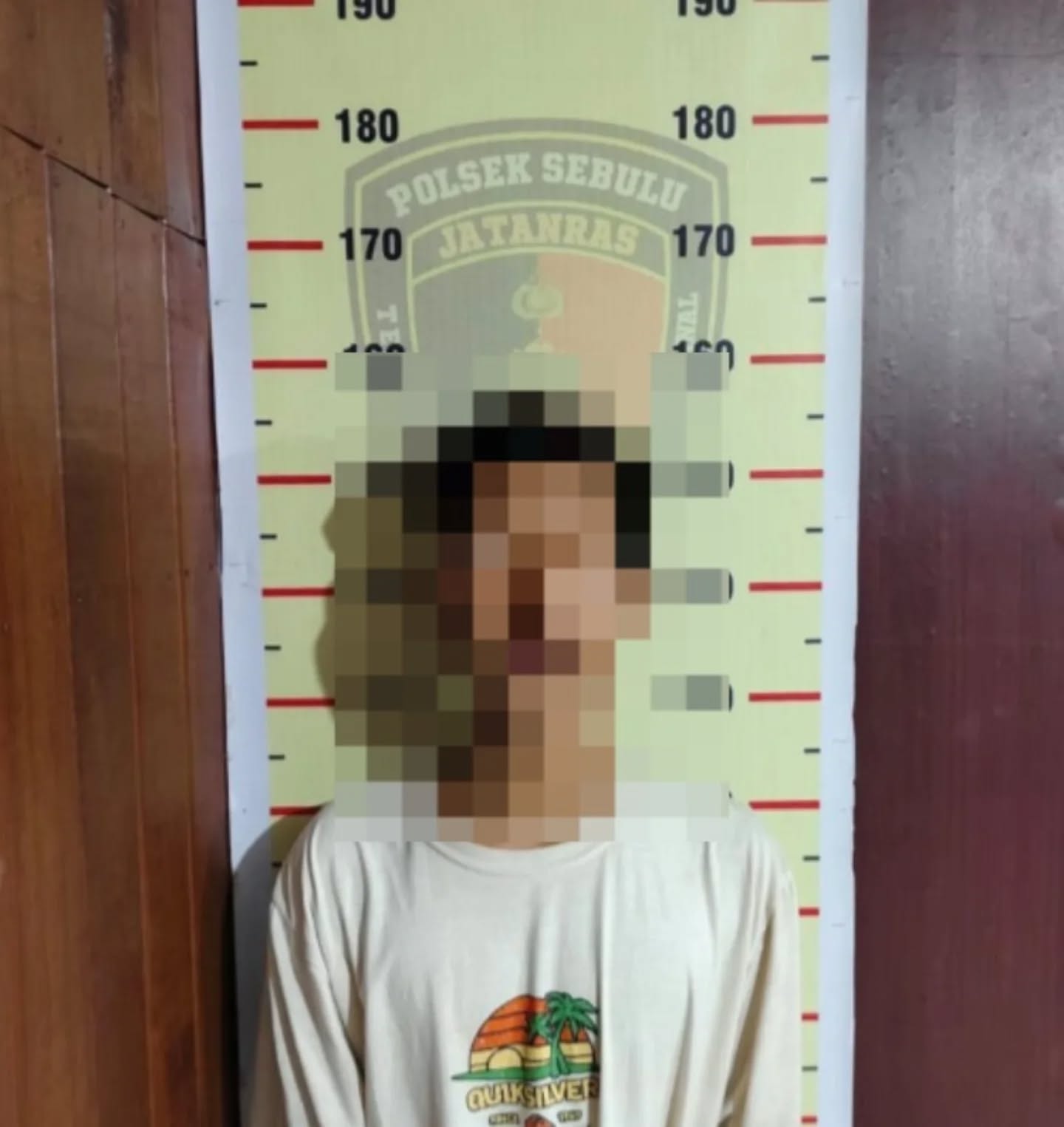 Pelaku yang diamankan dan telah ditetapkan tersangka / Polda Kaltim