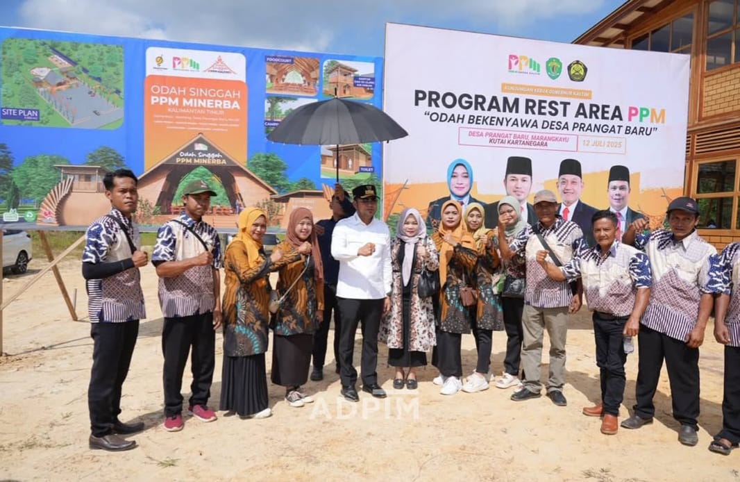 Odah Singgah PPM Minerba Kaltim “Bekenyawa” di Kilometer 59 Jalan Poros Samarinda–Bontang, Desa Perangat Baru, Kecamatan Marangkayu / Pemprov Kaltim