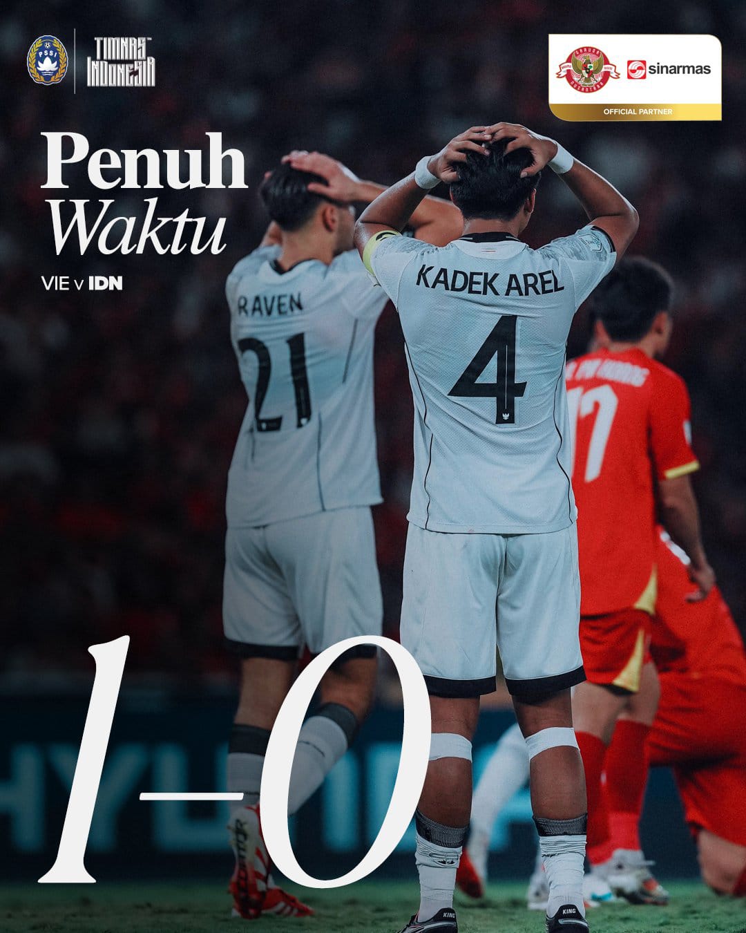 Timnas U-23 Indonesia saat kalah di final Piala AFF 2025 atas Vietnam / PSSI