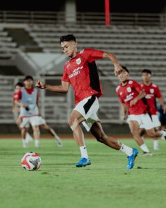 Pemain Timnas U-23 Indonesia menjalani latihan / twitter Timnas Indonesia