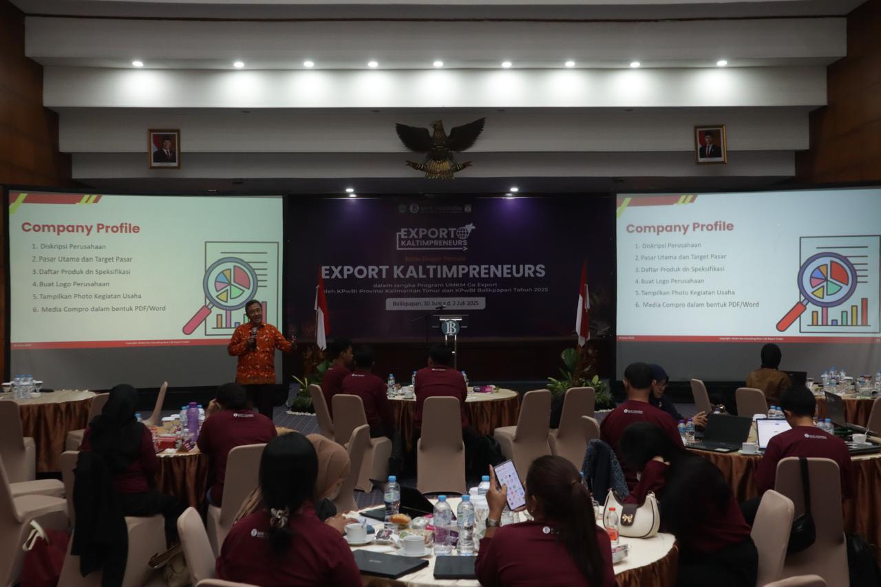 BI menggelar program “Export Kaltimpreneurs 2025” yang resmi dibuka di Balikpapan, Senin (30/6)