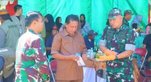 aksi tanam pohon untuk merayakan HUT ke 67 Kodam VI/Mulawarman mangrove digelar di pesisir Kelurahan Muara Jawa Ilir, Rabu (2/7/2025).