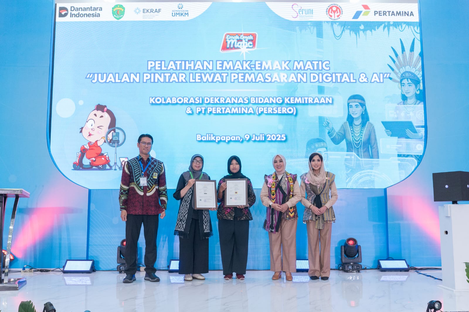 Pertamina dan Dekranas Latih Emak-Emak UMKM di Balikpapan Kuasai AI