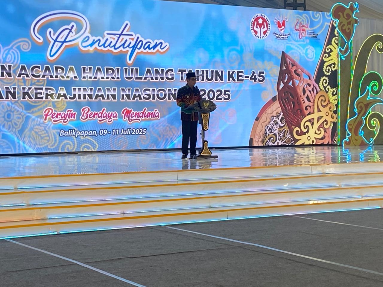 Perayaan HUT ke-45 Dewan Kerajinan Nasional (Dekranas) berlangsung meriah di Kota Balikpapan.
