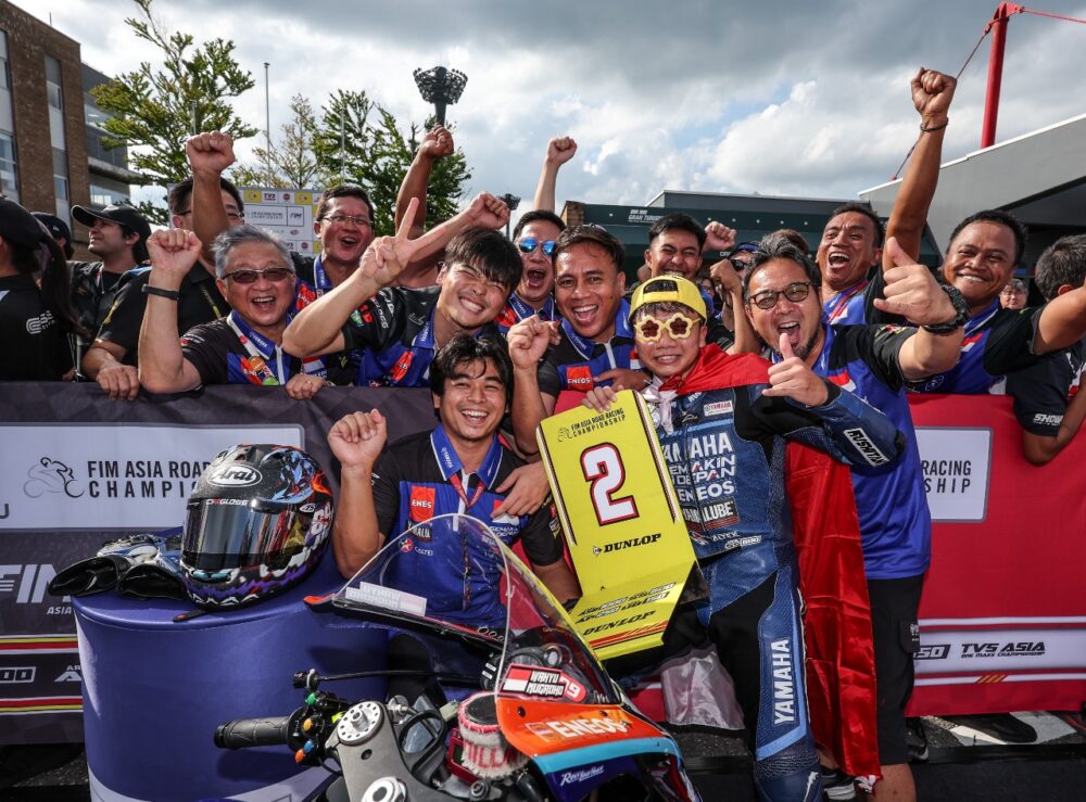 Tim Yamaha Racing Indonesia berhasil tampil memukau di seri ke-3 Asia Road Racing Championship (ARRC) 2025 di Sirkuit Motegi, Jepang, 11-13 Juli kemarin.