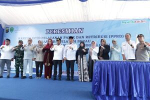Peresmian Kantor UPTD Pelayanan Pajak dan Retribusi Daerah (PPRD) Badan Pendapatan Daerah (Bapenda) Kaltim untuk wilayah Berau dan Paser, Rabu (16/7/2025). / Pemprov Kaltim