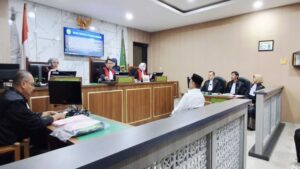 Pengadilan Negeri Depok (PN Depok) kembali menggelar sidang tertutup dugaan kasus pencabulan terhadap anak di bawah umur yang melibatkan Anggota Dewan Perwakilan Rakyat Daerah (DPRD) Depok berinisial RK (Foto: Dok KY)