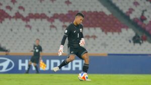 Ardiansyah kiper PSM Makassar bersinar di AFF U-23 2025 bersama Garuda Muda / https://ileague.id/