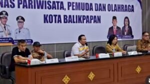Dinas Pemuda, Olahraga, dan Pariwisata (Disporapar) Kota Balikpapan menggelar rapat koordinasi teknis bersama seluruh pengurus Cabang Olahraga (Cabor), Senin (7/7/2025)