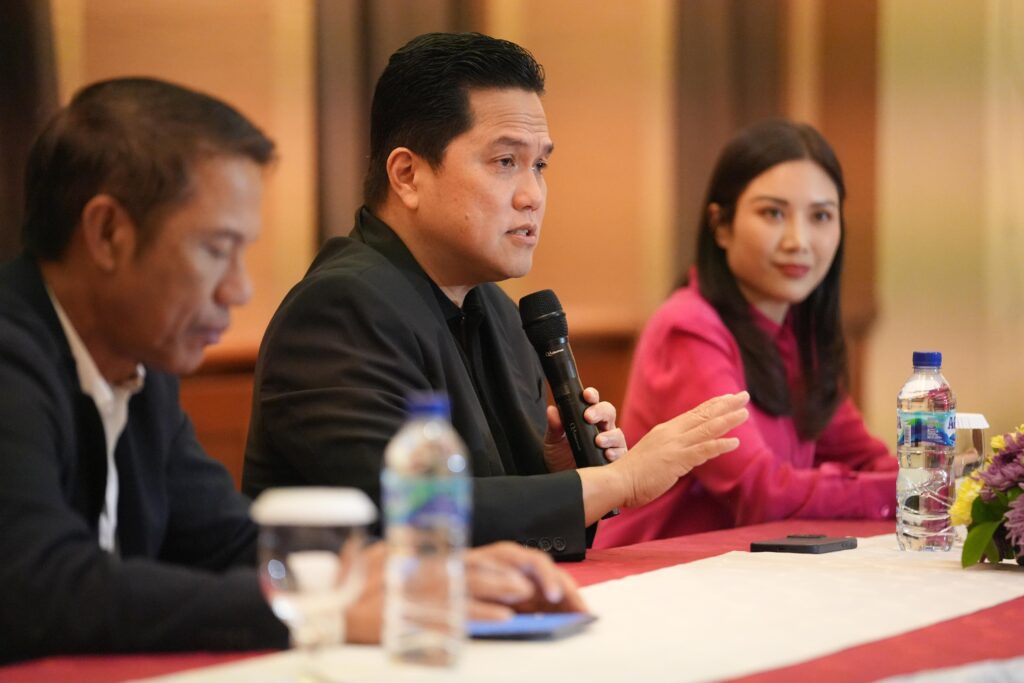 Ketua Umum PSSI Erick Thohir dan Sekjen Yunus Nusi / PSSI