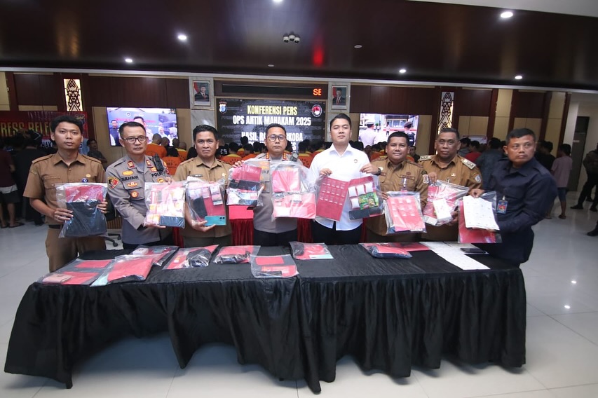 Polresta Balikpapan bersama jajaran Polsek berhasil mengungkap 43 kasus tindak pidana narkotika selama pelaksanaan Operasi Antik Mahakam 2025 yang digelar pada 18 Juli hingga 7 Agustus 2025 / Polda Kaltim