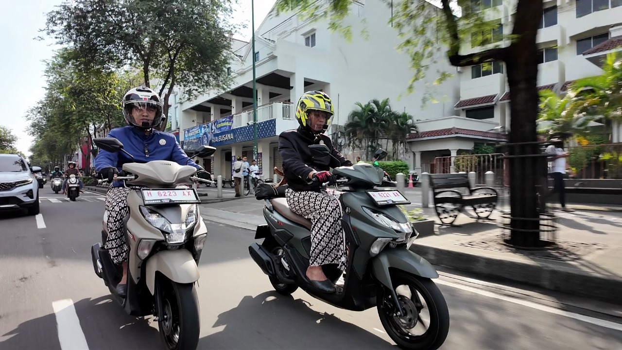 Yamaha menggelar touring bertajuk GEAR ULTIMATE RIDE dengan motor matik andalan mereka, GEAR ULTIMA