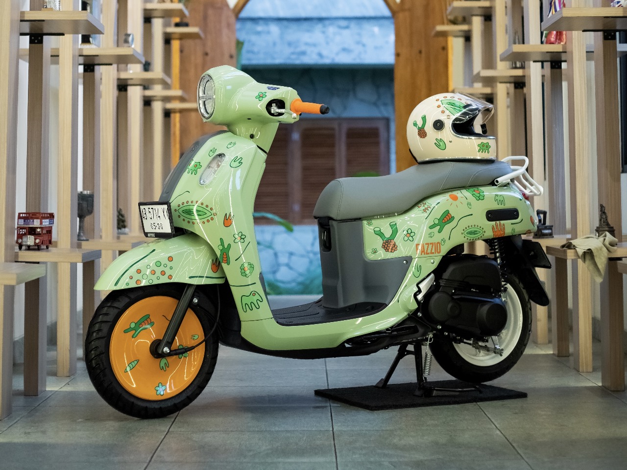 Hasil modifikasi Fazzio Hybrid warna Sage Green