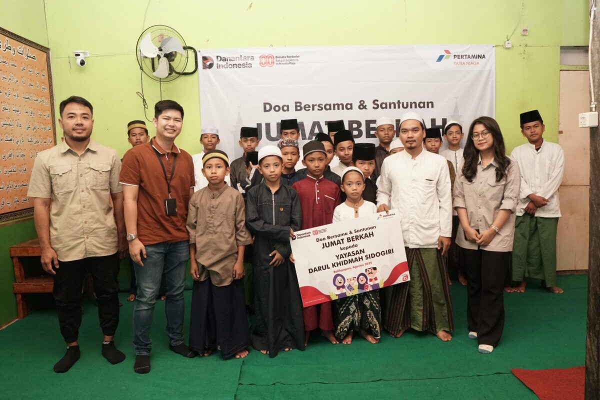 Pertamina Patra Niaga Santuni Anak Yatim di Yayasan Darul Khidmah Sidogiri
