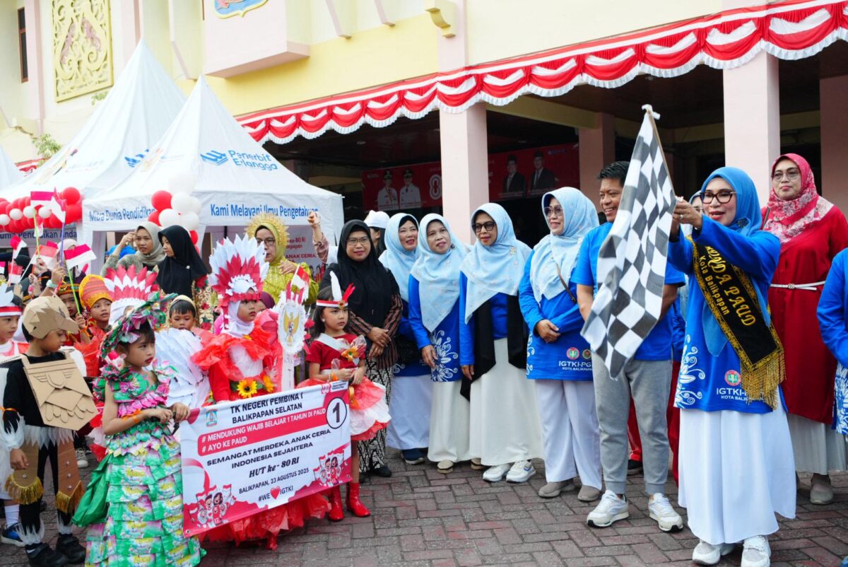 Balikpapan Meriah dengan Karnaval PAUD, 2.500 Anak Ikut Turun ke Jalan