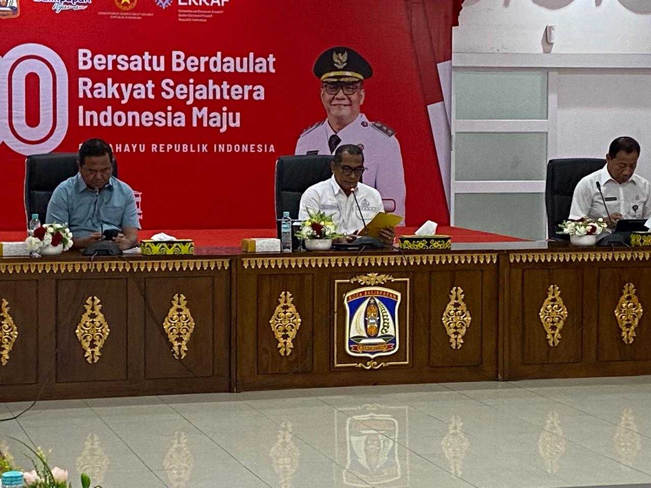 Kunjungan kerja Badan Anfggaran (Banggar) DPRD Kaltim ke Pemerintah Kota Balikpapan