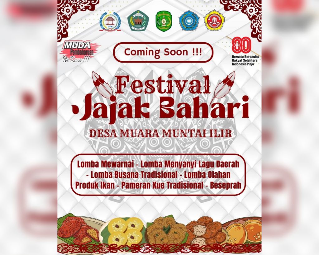 Festival Jajak Bahari Siap Meriahkan HUT RI ke-80 di Muara Muntai Ilir