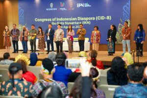 Kongres Diaspora Indonesia (CID) ke-8 secara resmi dibuka oleh Wakil Menteri Luar Negeri Republik Indonesia, Muhammad Anis Matta, pada Sabtu (02/08/2025) di Multifunction Hall, Kantor Kementerian Koordinator 3, Ibu Kota Nusantara (IKN) /Humas Otorita IKN