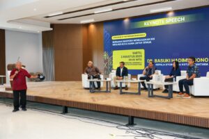 Diskusi bertajuk “IKN Kota Dunia untuk Semua” yang digelar sebagai bagian dari rangkaian Congress of Indonesian Diaspora (CID) ke-8 menghadirkan pandangan-pandangan visioner dari tokoh-tokoh penting di bidang pembangunan kota dan perencanaan / Humas Otorita IKN