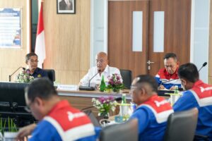 Wakil Ketua Komisi XII DPR RI Dony Maryadi Oekon saat kunjungan kerja ke PT Kilang Pertamina Balikpapan, Rabu (18/9/2025).