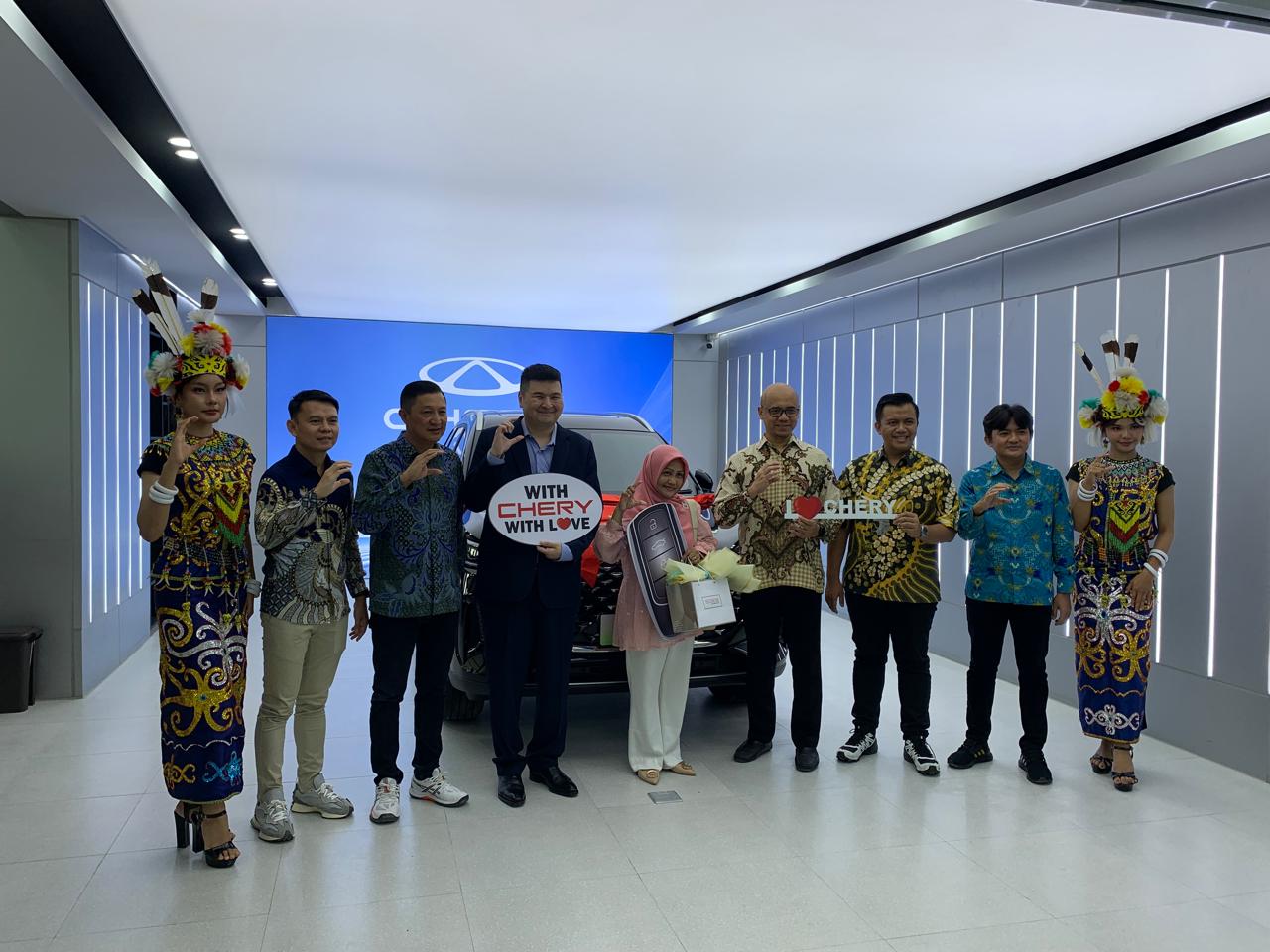 PT Chery Sales Indonesia (CSI) bersama SMS Group Buka Dealer Baru ke-57 di Balikpapan