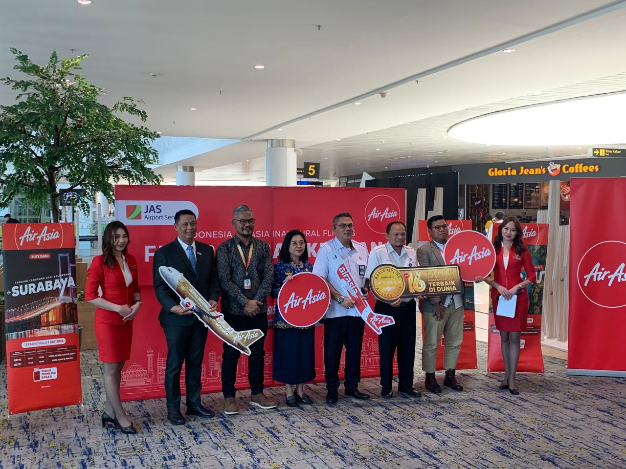 Indonesia AirAsia Resmikan Penerbangan Surabaya–Tarakan Melalui Balikpapan