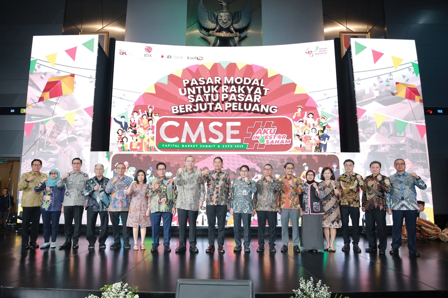 Bursa Efek Indonesia (BEI) bersama PT Kliring Penjaminan Efek Indonesia (KPEI) dan PT Kustodian Sentral Efek Indonesia (KSEI) kembali menggelar Capital Market Summit & Expo (CMSE) 2025.