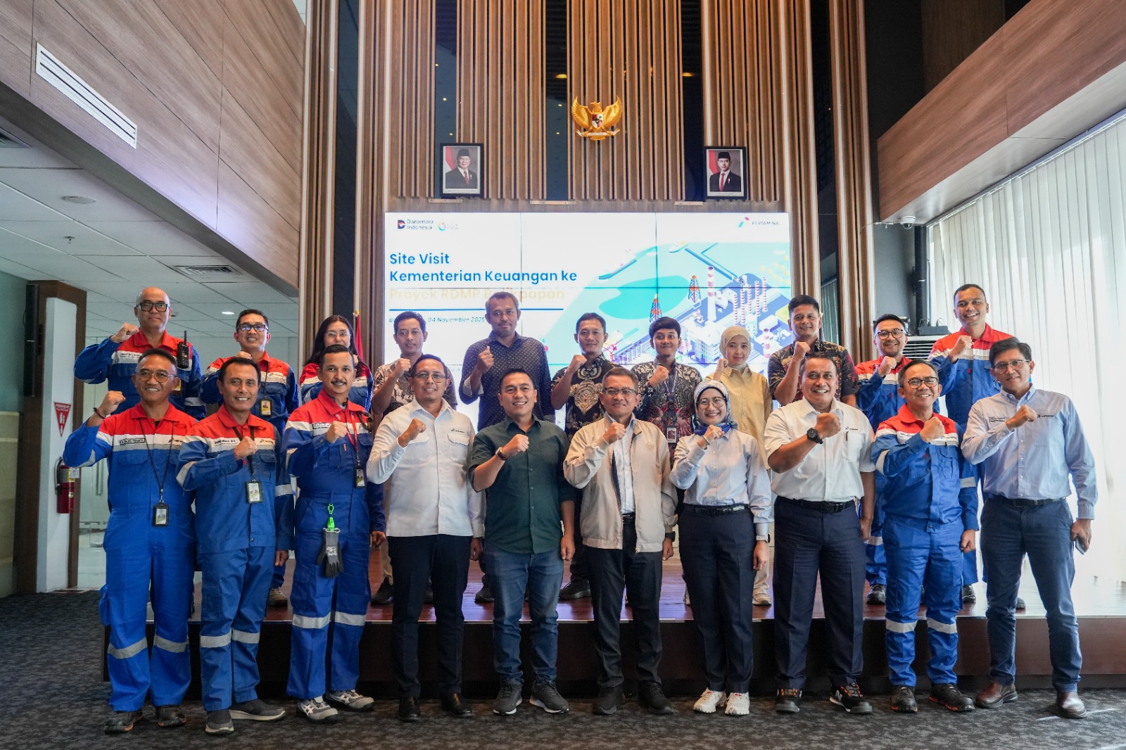 Pertamina dan Kemenkeu Tinjau Kesiapan Akhir Kilang RDMP Balikpapan
