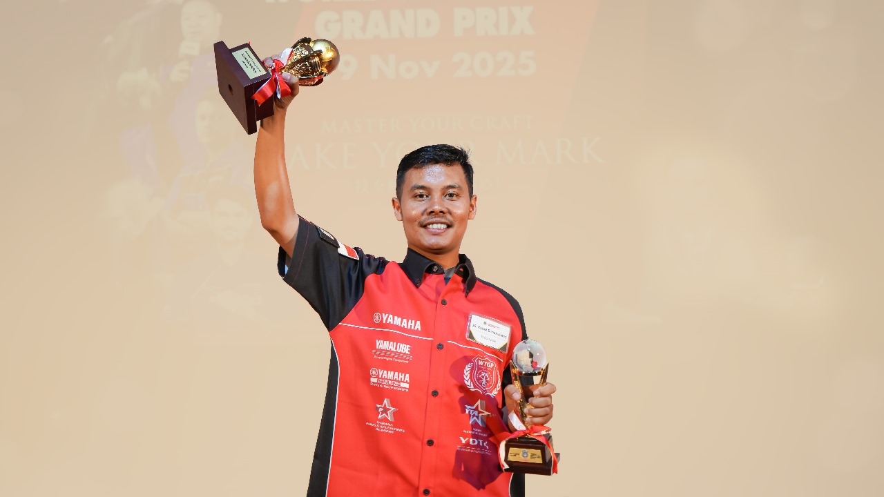 Teknisi Indonesia Robet B Simanullang Raih Juara 3 di World Technician Grand Prix 2025