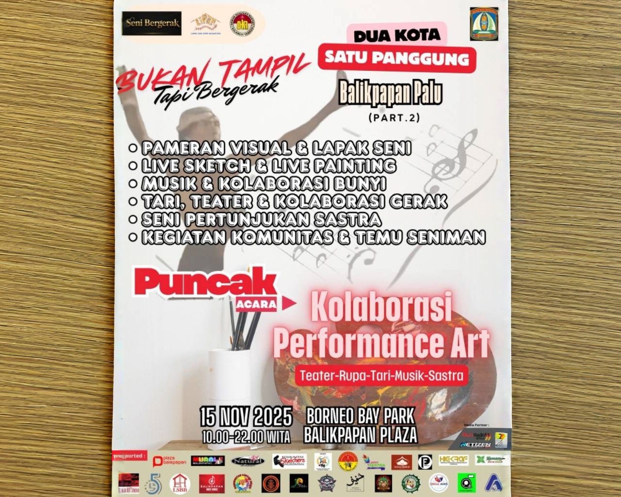 Dua Kota Satu Panggung Part.2, Seniman Balikpapan–Palu Kembali Berkolaborasi