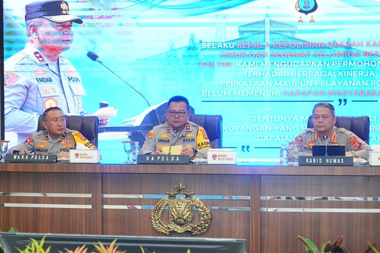 Konfrensi pers Polda akhir tahun 2025 / Polda