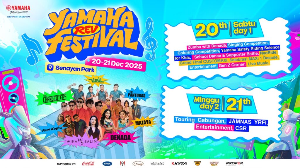 Yamaha Rev Festival Siap Ramaikan Senayan Park, Penutup Meriah Akhir 2025
